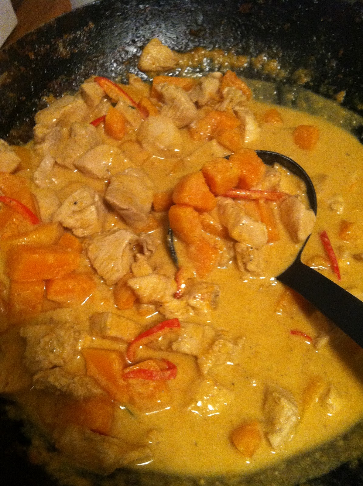 The Curried Cook Chicken and Butternut Thai Curry