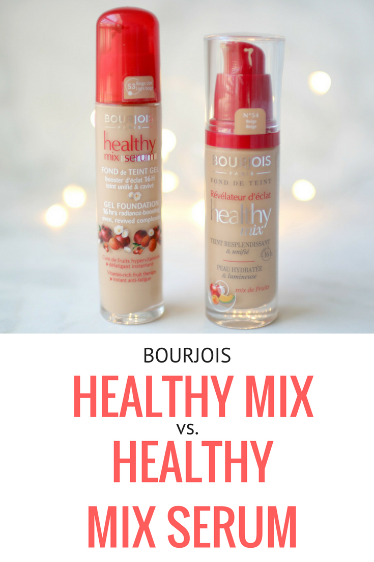 Elle Beauty in Atlanta: Bourjois Healthy Mix VS. Bourjois Healthy Mix Serum Gel Foundation