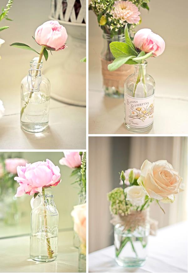 Weddings in Spain Wedding decorations Crystal, jars and jugs