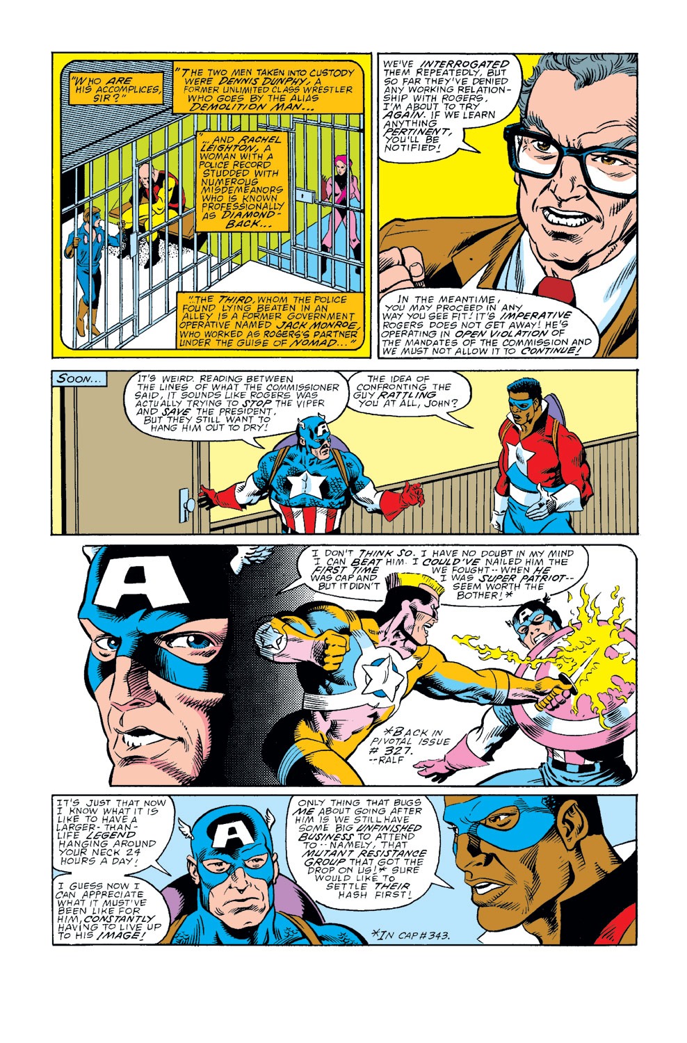 Captain America (1968) Issue #345 #275 - English 4