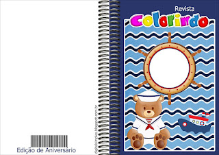 Nice Sailor Bear Free Printable Cloring Book.