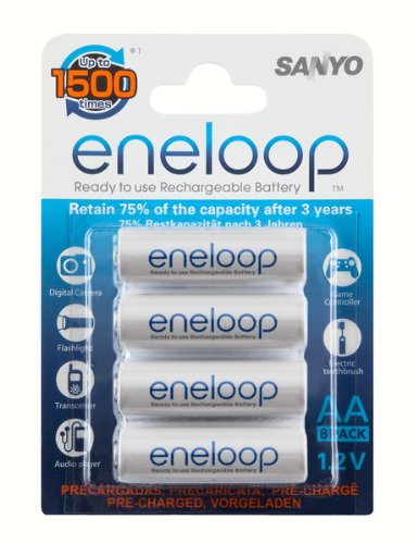 Eneloop rechargeable AA batteries