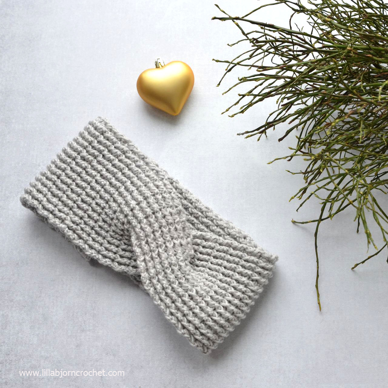 Rib Turban Headband - free crochet pattern