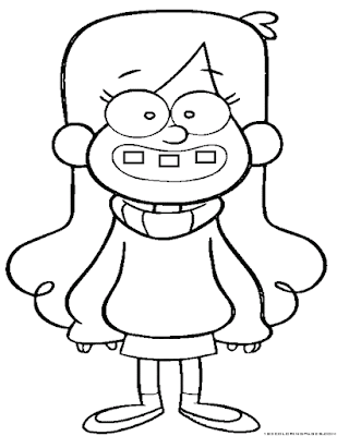 Gravity falls coloring pages 7
