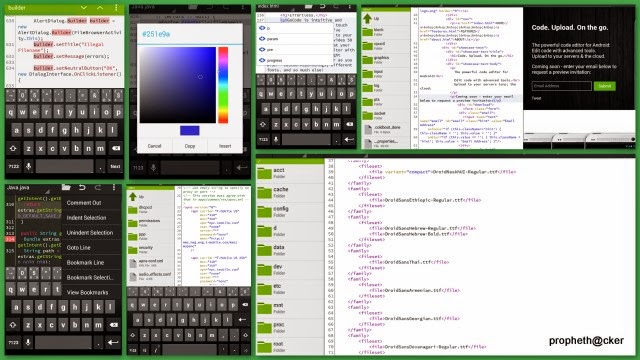 quoda code editor android app