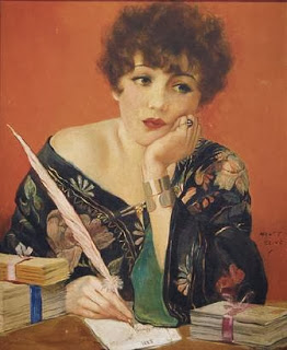 woman writing