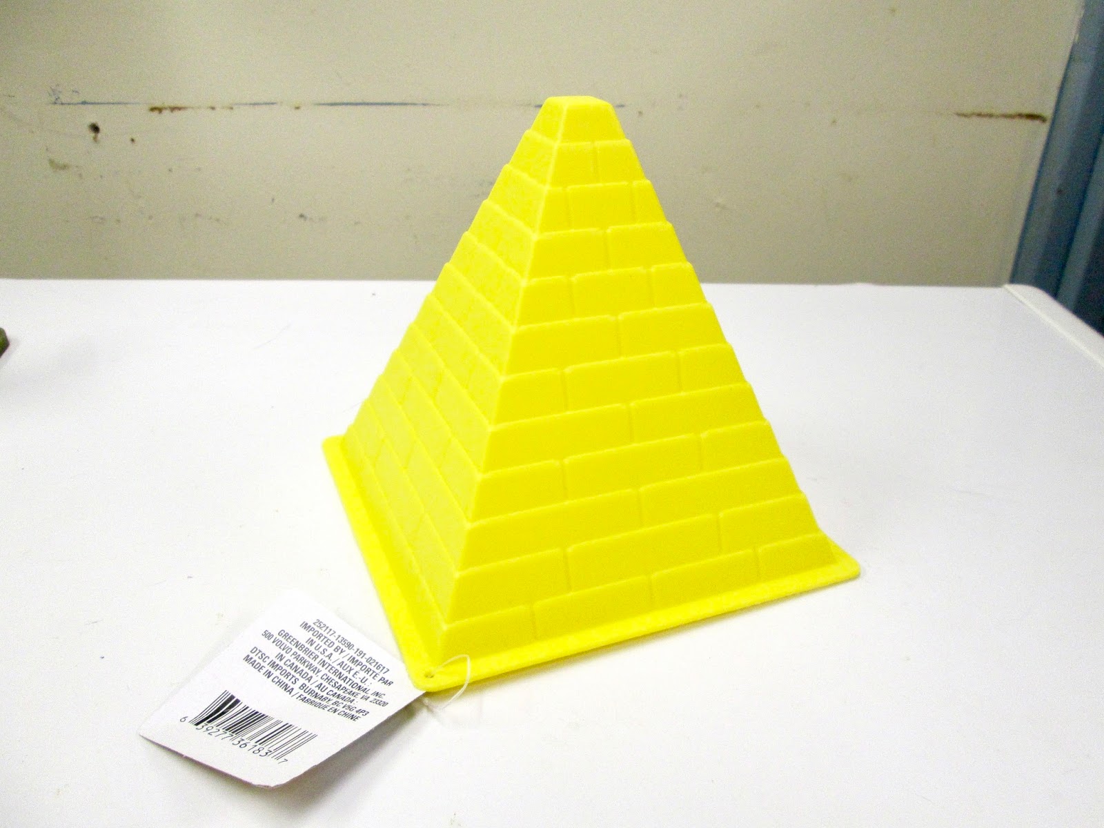 One More Gaming Project Dollar Tree Sand Mold Frostgrave Pyramid Mausoleum