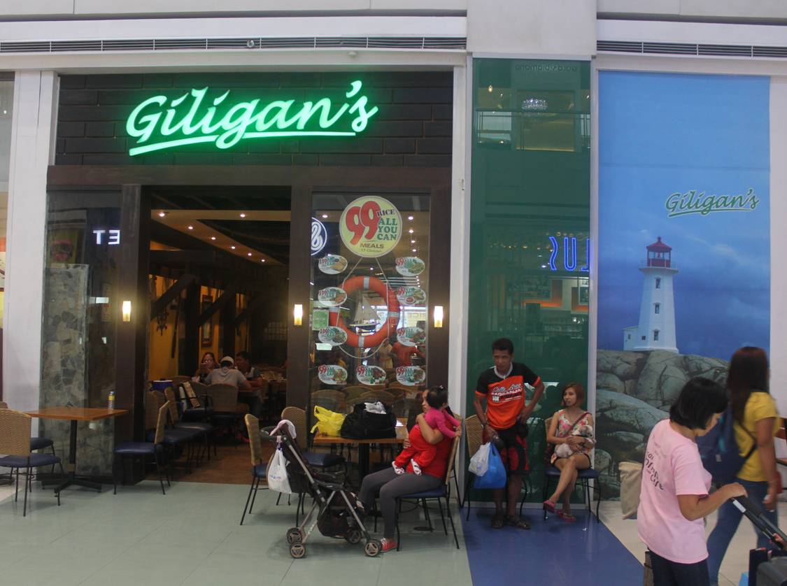 Stay, Stray, Play and Feast Gilligan’s Restaurant Unlimited Pinoy