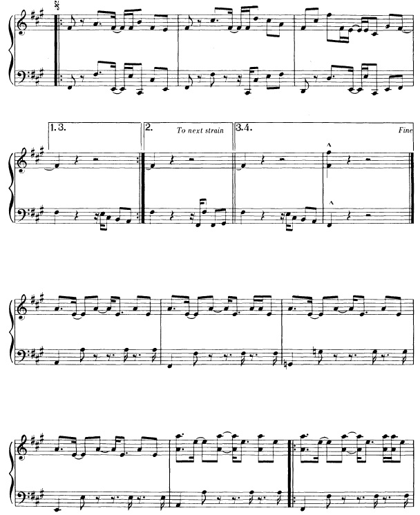 Banda Sonora Beverly Hills Cop (Axel Foley) Partituras para Piano