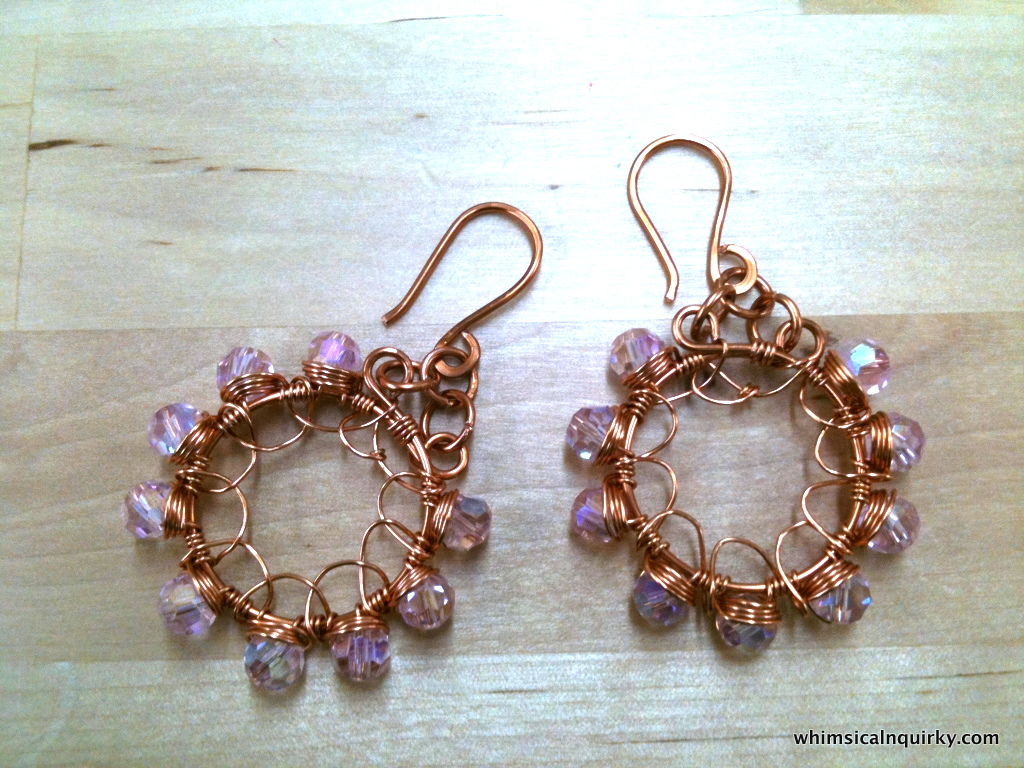 WHIMSICALNQUIRKY WIRE JEWELRY CRAFT 1, 5th Nov LILIAN