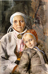 zorn anders watercolor mother painting watercolour watercolors portraits swedish child artist portrait paintings gouache palette aquarelle 1885 sweden kunst scandinavian