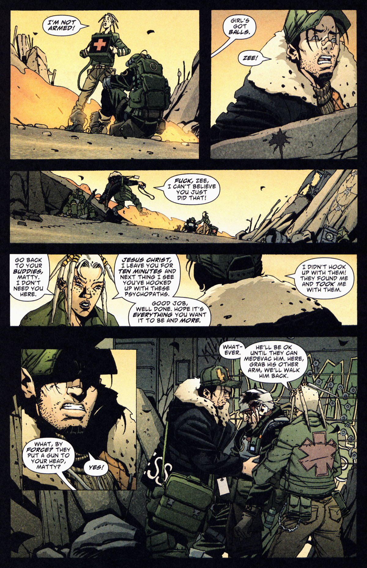 Read online DMZ (2006) comic -  Issue #3 - 14