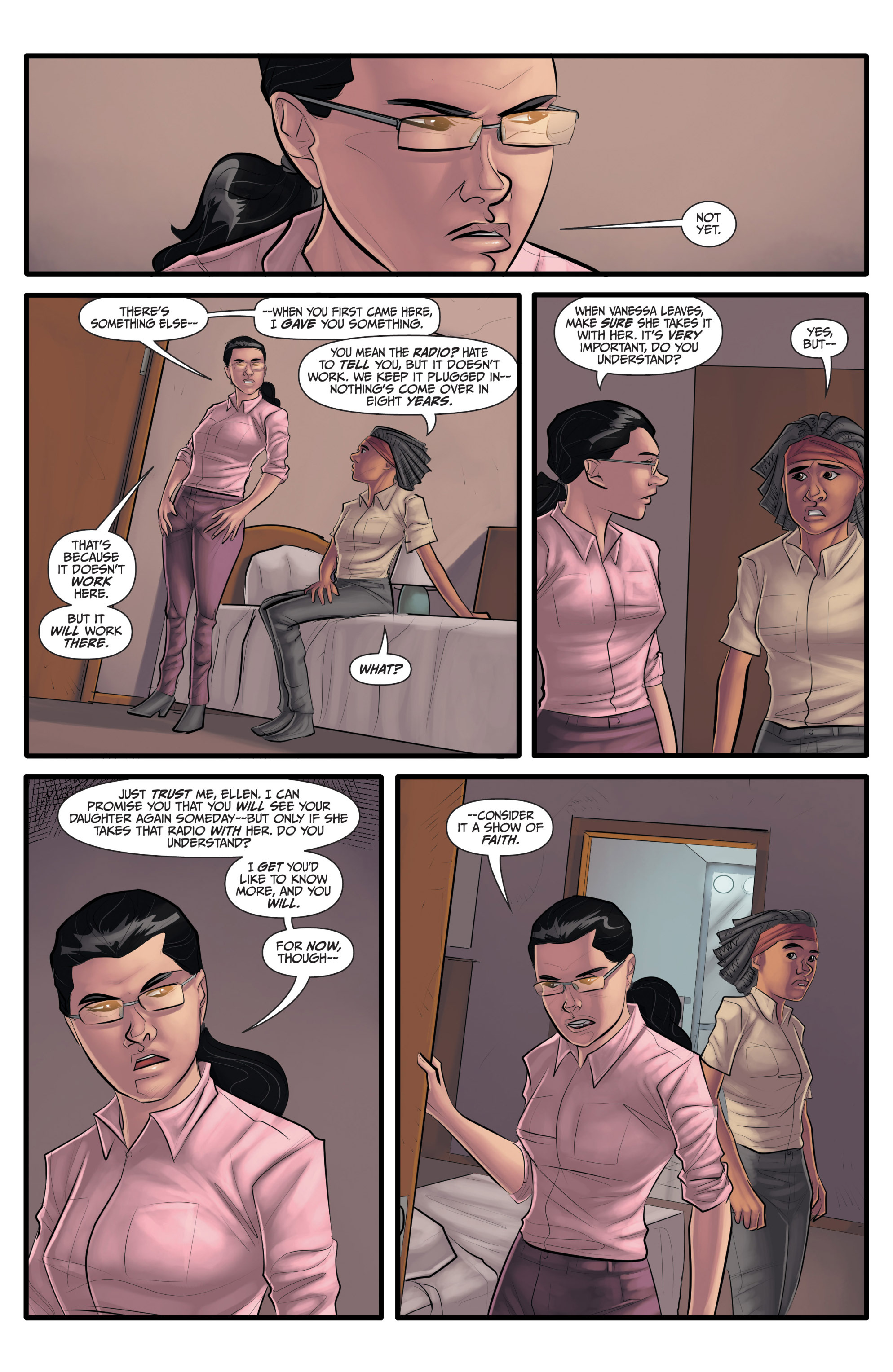 Read online Morning Glories comic -  Issue #44 - 20