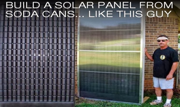 DIY Pop Can Solar Panel