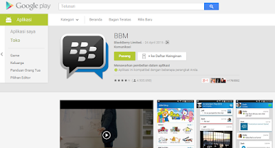Aplikasi Android Populer - BBM for Android