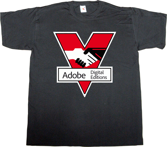 adobe big brother george orwell privacy internet t-shirt ephemeral-t-shirts