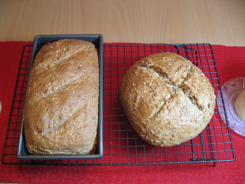 Loaf Of Barley Bread - Fifth Century-Roasted Barley Bread | The Woman and the Wheat - The dough ...