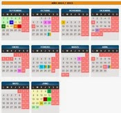 CALENDARIO ESCOLAR.