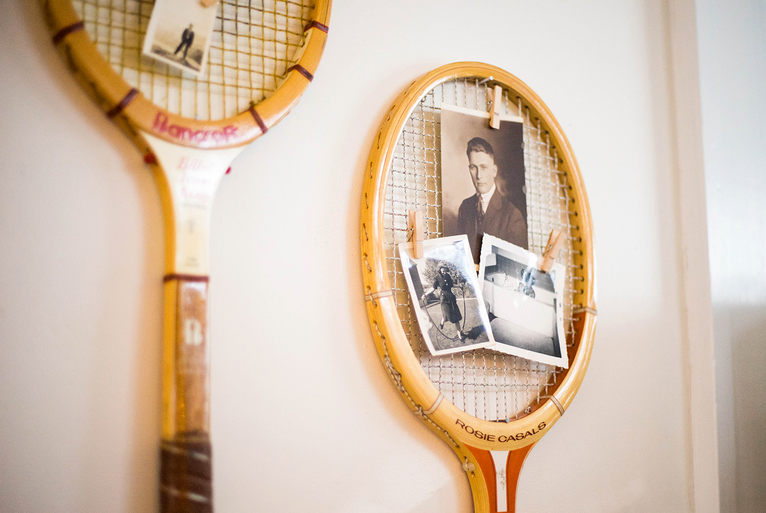 Keep Smiling Tennis Racket Picture Frame DIY