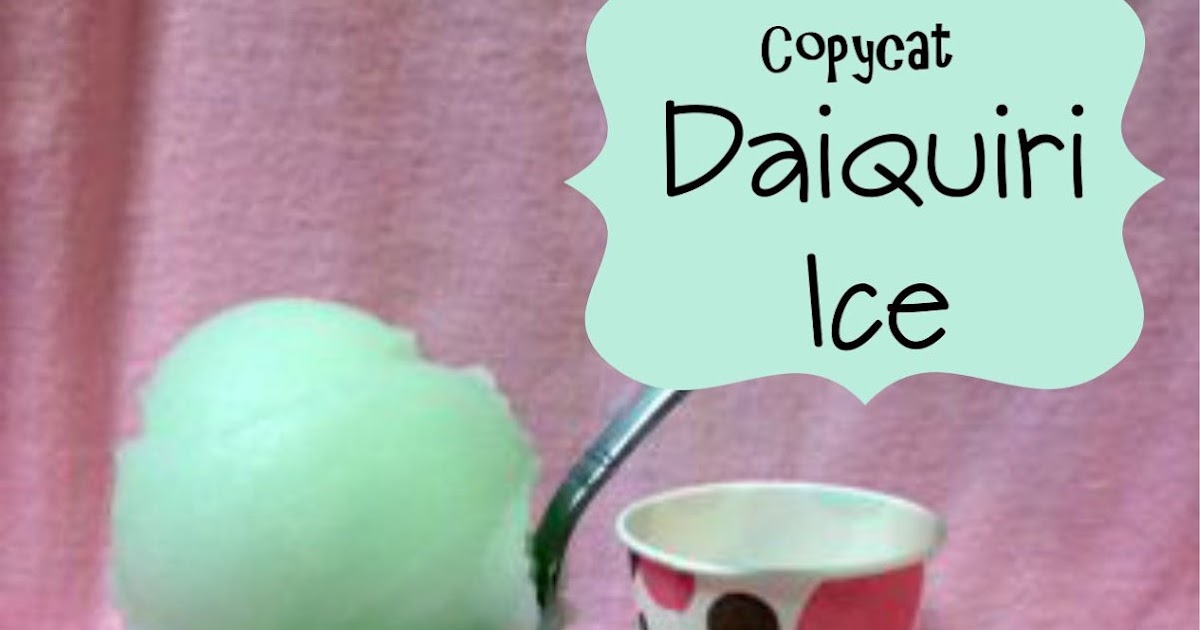 The Devilish Dish {Copycat} Baskin Robbins Daiquiri Ice {Ice Cream}
