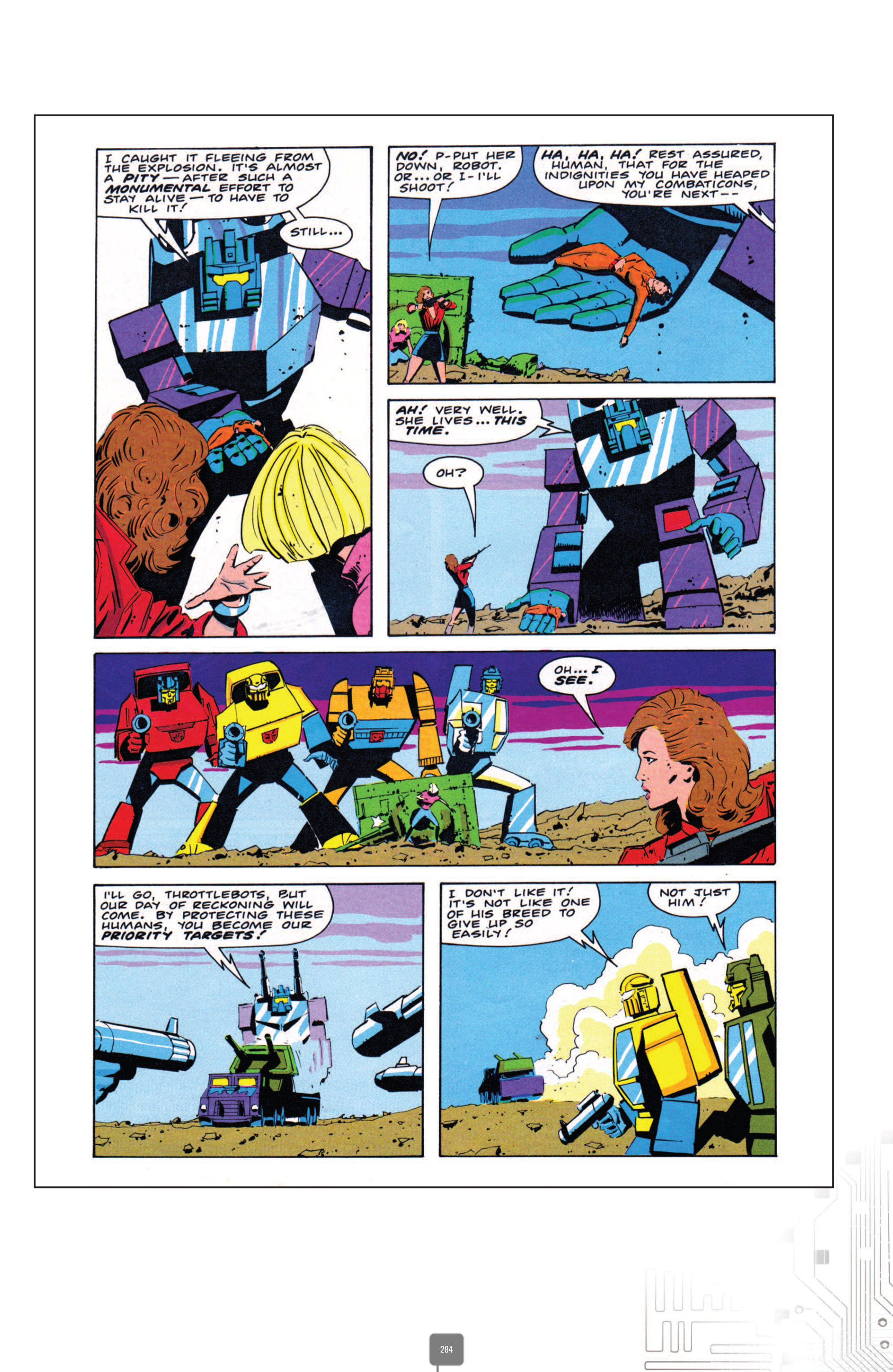 Read online The Transformers Classics UK comic -  Issue # TPB 4 - 284