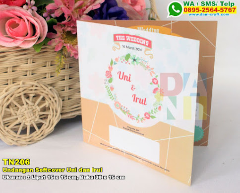 Undangan Softcover Uni Dan Irul