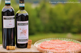 Demarie Langhe Nebbiolo pairing with Salami