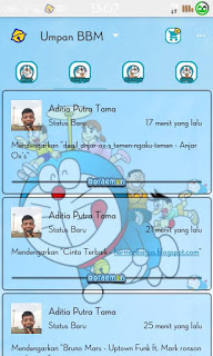 Download BBM v2.9.0.51 Mod Tampilan Doraemon, Mudah dan Gratis