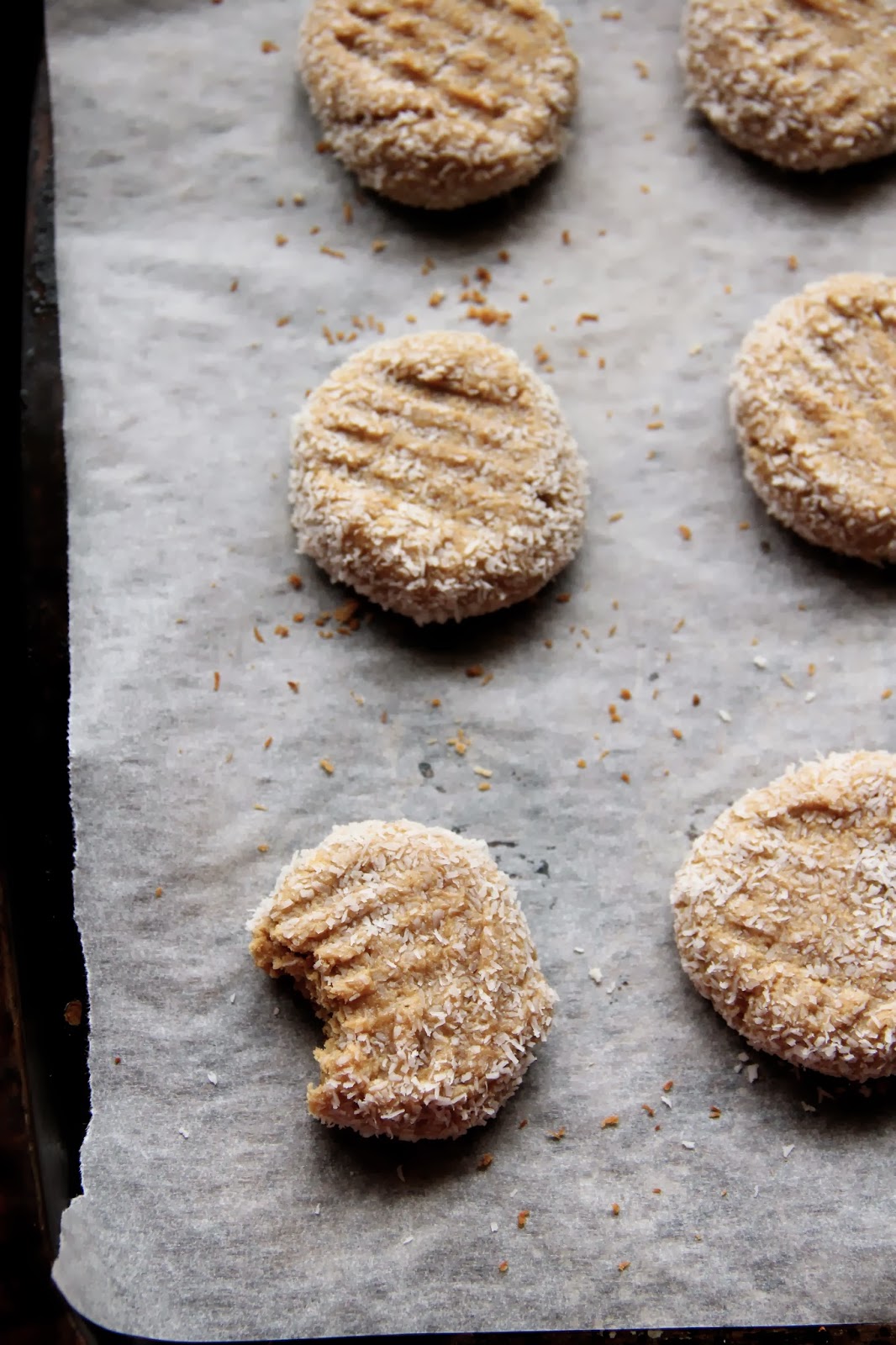 My Happy Place honey peanut butter & coconut cookies
