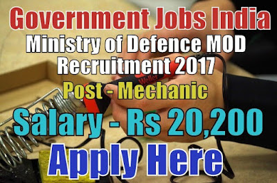 Ministry of Defence MOD Recruitment 2017