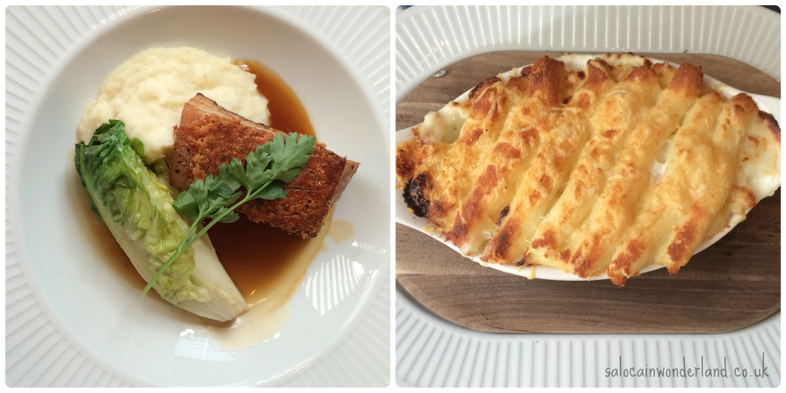 Saloca in Wonderland Côte Bistro Liverpool Lunch Menu