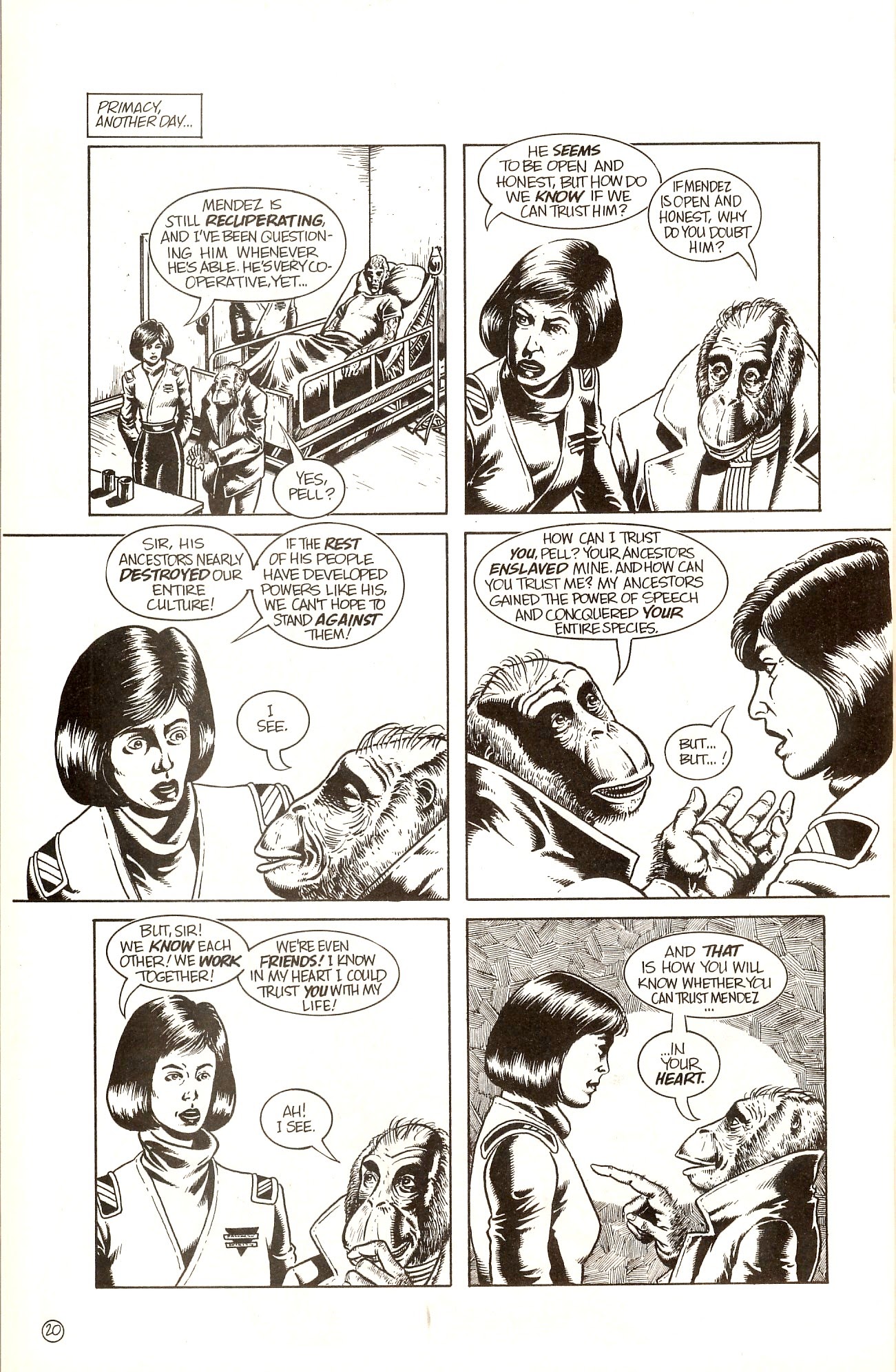 Read online Planet of the Apes: The Forbidden Zone comic -  Issue #2 - 26