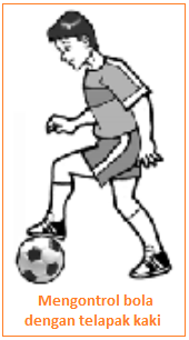 Teknik Dasar Mengontrol Menahan Bola Dalam Sepakbola