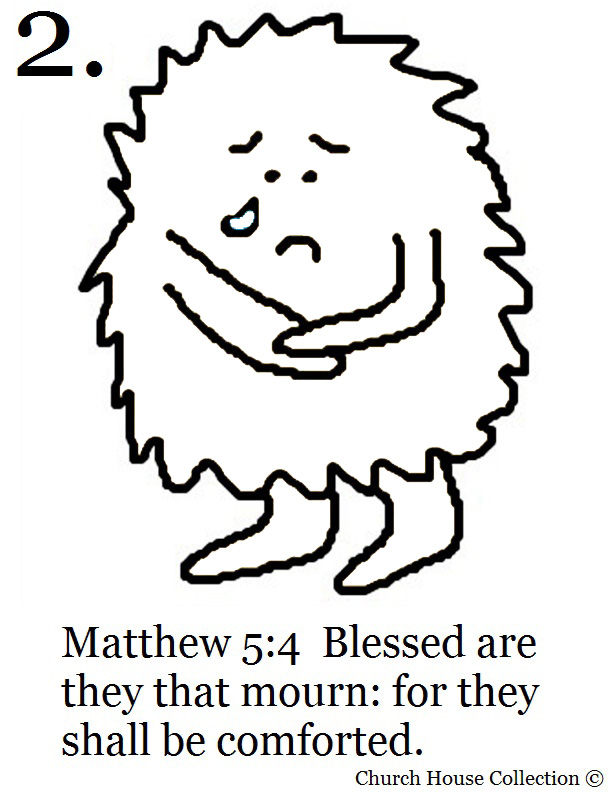 Church House Collection Blog The Beatitudes Coloring Page