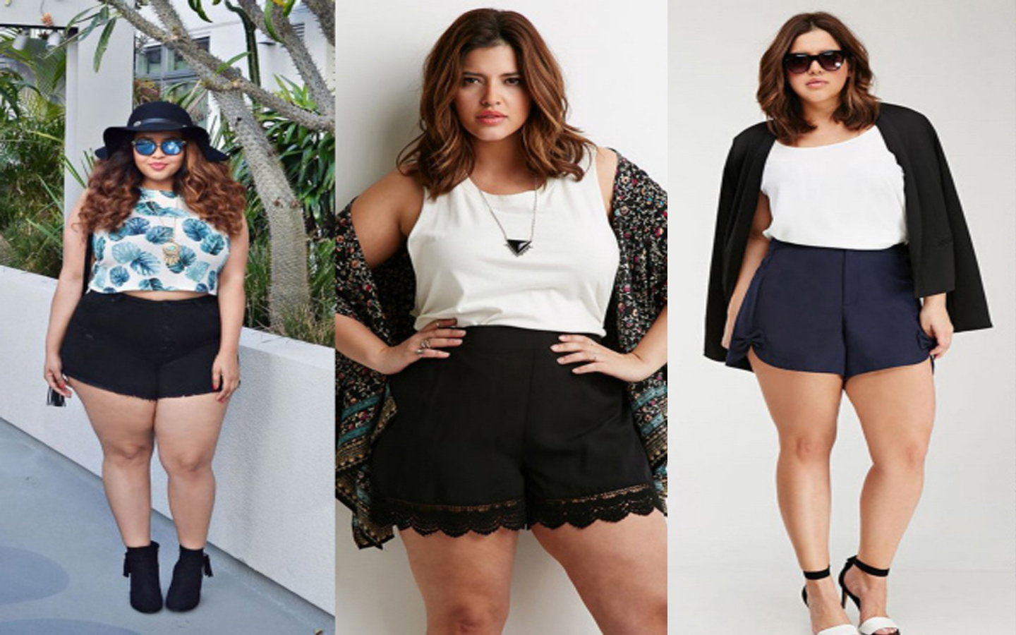 short jeans cintura alta para gordas