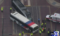A Hazard of At-Grade Rail; Houston Bus Runs Red Light