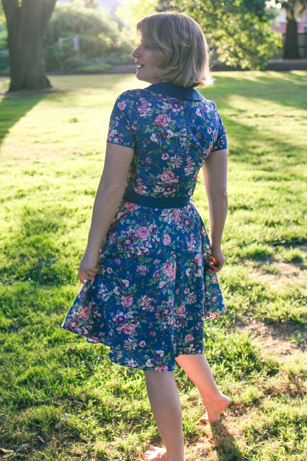 Blue Floral and Being an Expatriate | Finding Femme