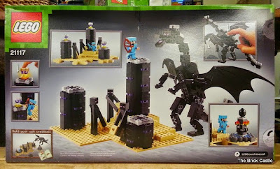 LEGO Minecraft set 21117 - The Ender Dragon review box back