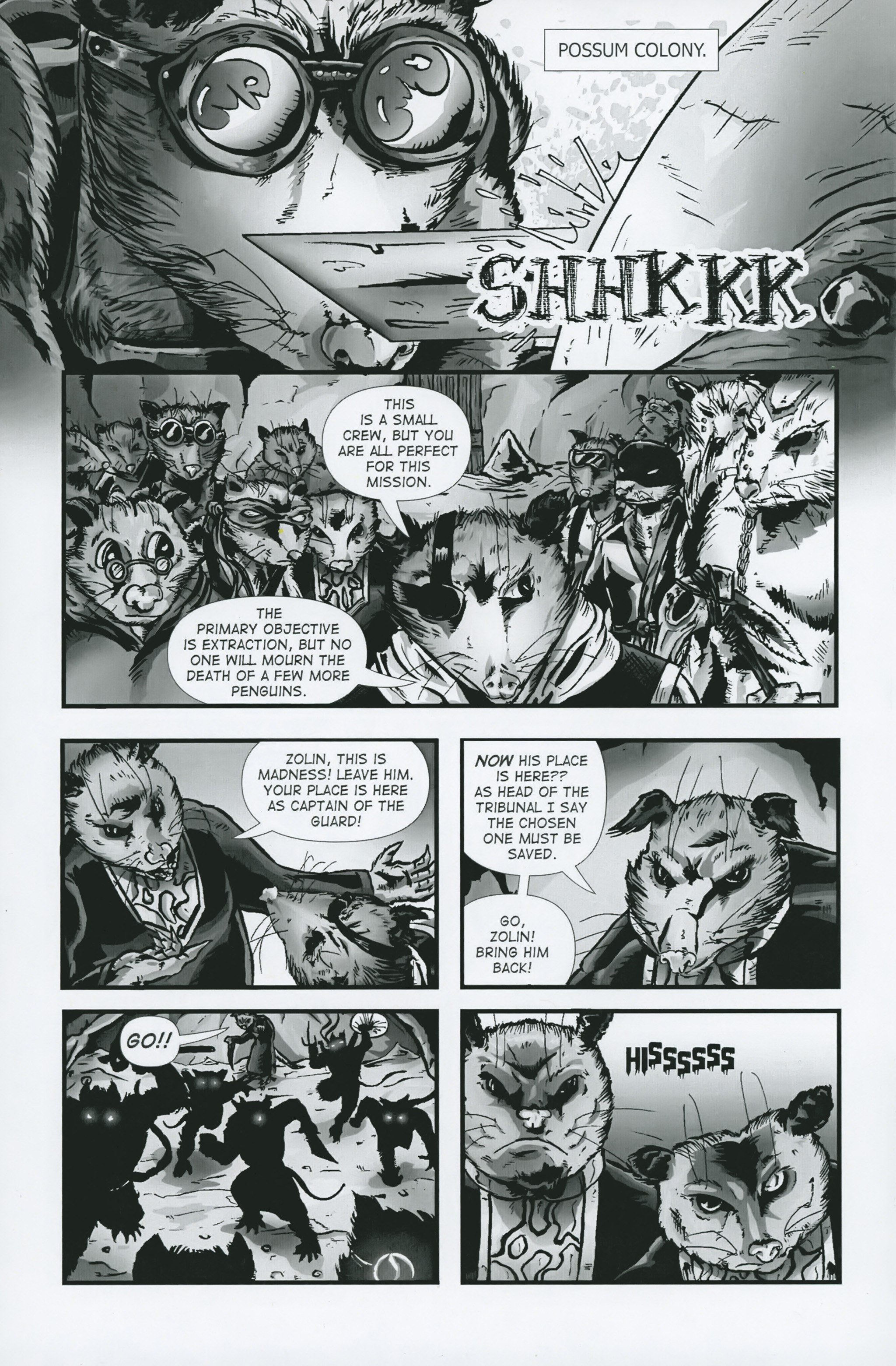 Read online Penguins vs. Possums comic -  Issue #4 - 14