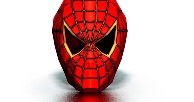 Coser World Show: DIY 3D Spiderman Paper Mask