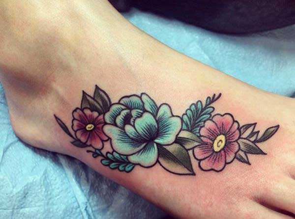 Tatuagens femininas para os pés Tatuagens femininas para os pés