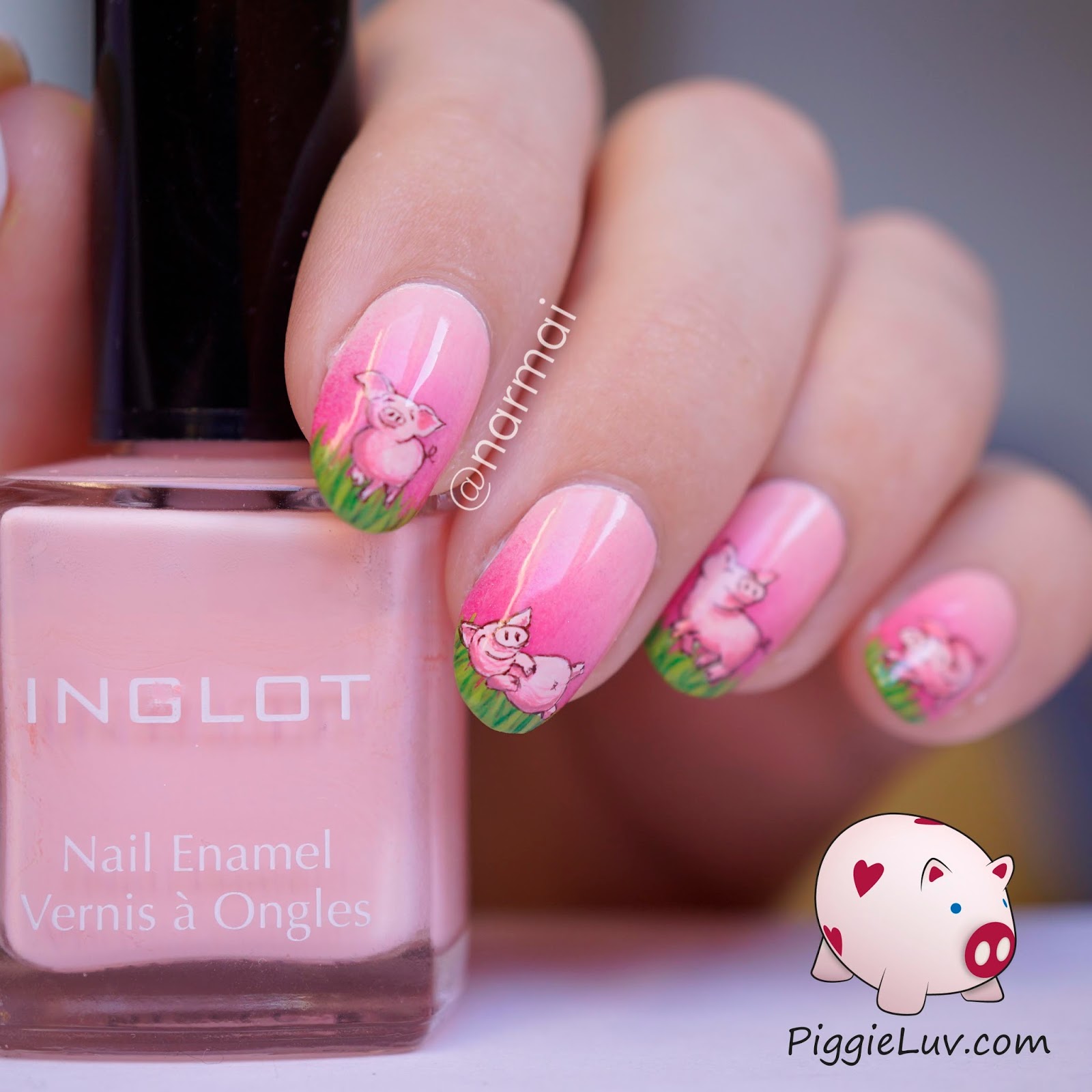 Piglet Nail Art