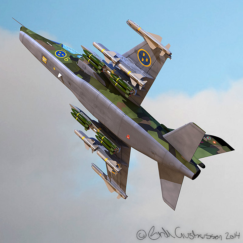 No Barrel Rolls: Entre el Viggen y el Grippen, el Saab B3LA