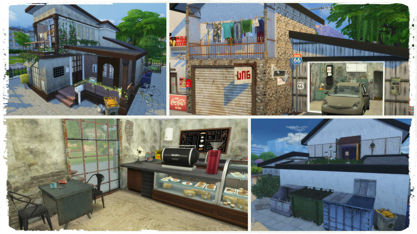 Sims 4 Gas Station Dinha