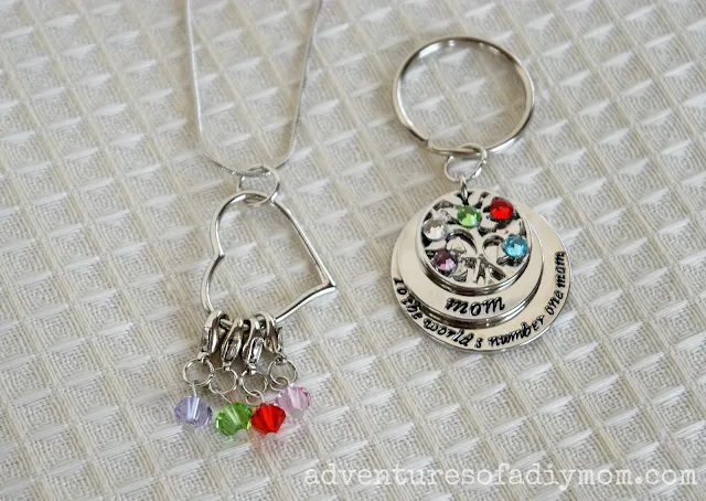 Mother's Day Keychain and Necklace