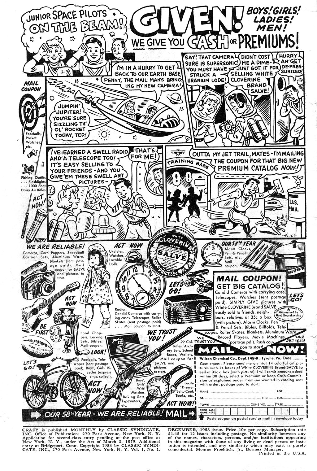 Read online Crazy (1953) comic -  Issue #1 - 2