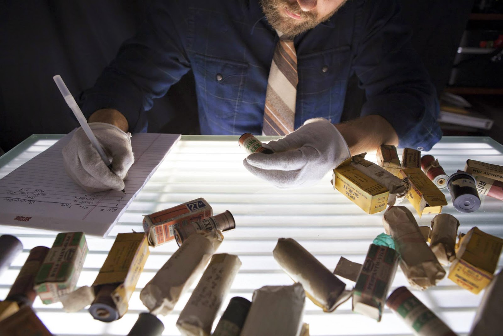 Undeveloped 31 rolls of film shot by an American WWII soldier over 70