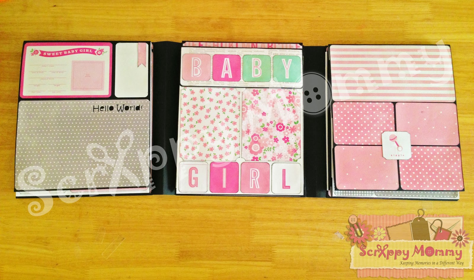 Scrappy Mommy: BABY GIRL FOLIO