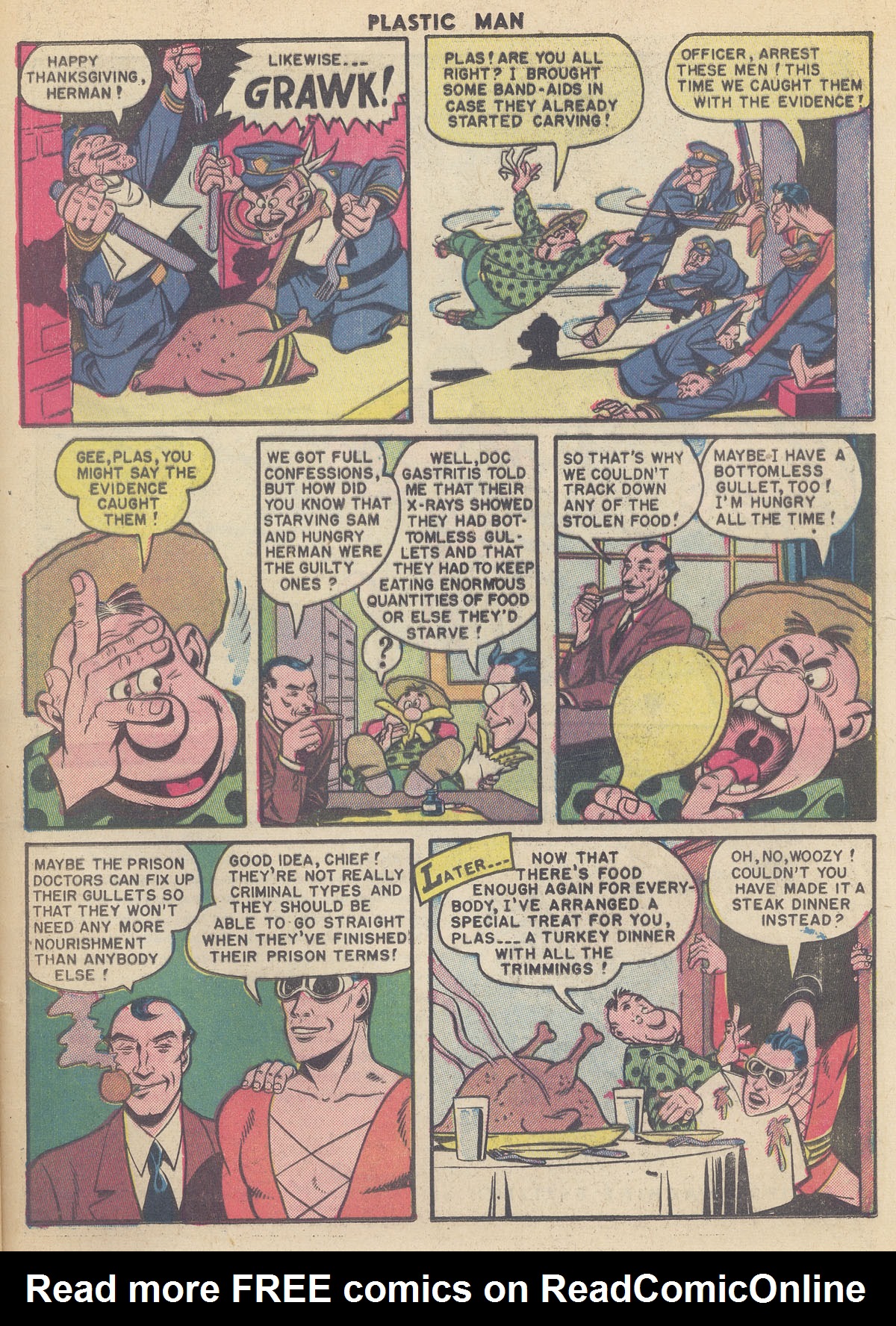 Read online Plastic Man (1943) comic -  Issue #24 - 33