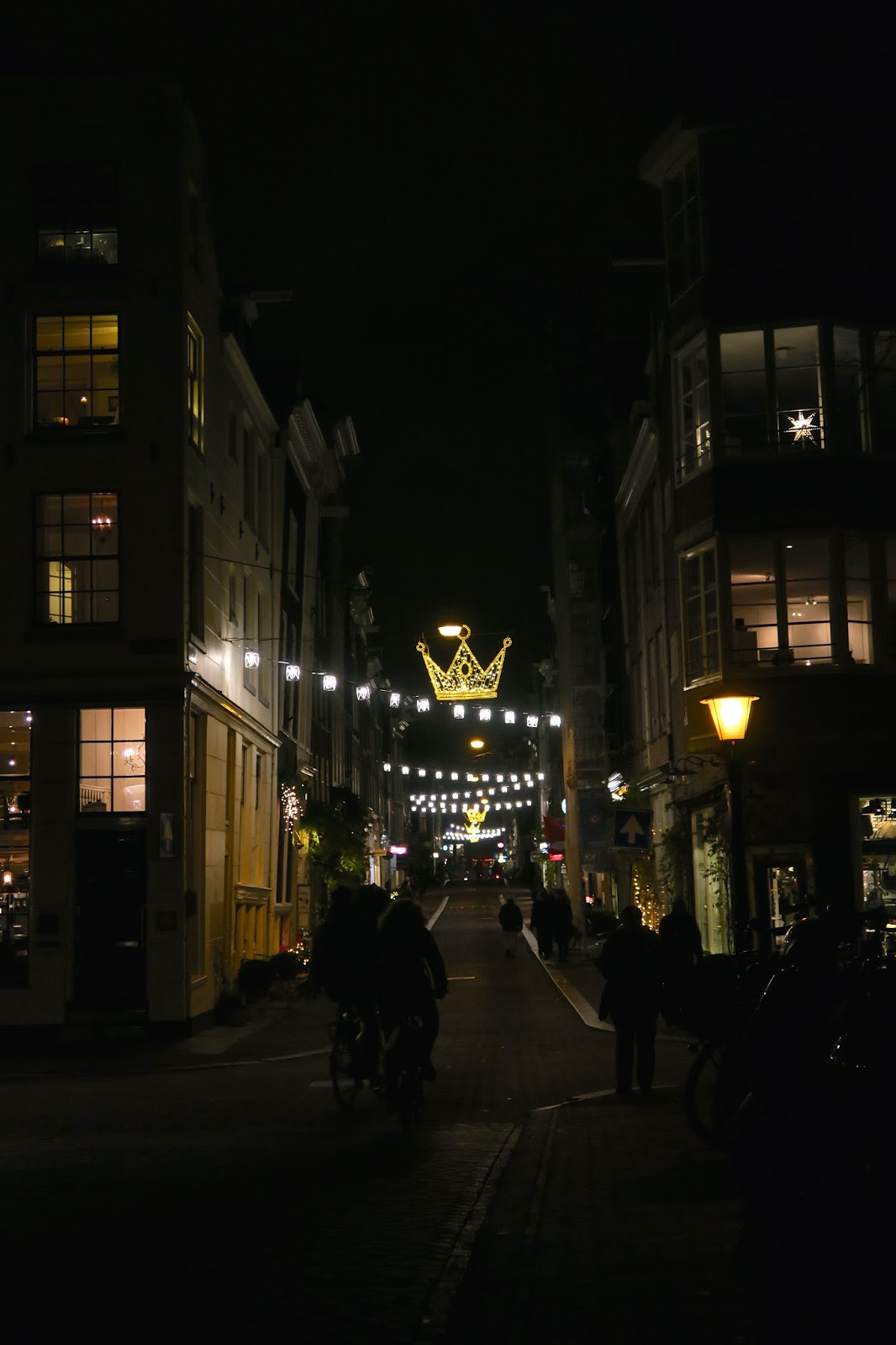 Amsterdam christmas lights